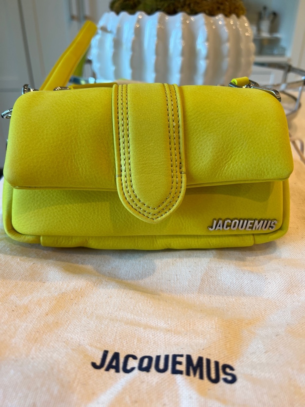 JACQUEMUS
Le Petit Bambimou leather shoulder bag